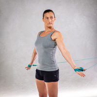 Back Arrow - Back Arrow neck stretching